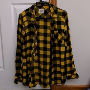 Black and yellow flannel